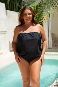 Azalea One Piece - Black on Black