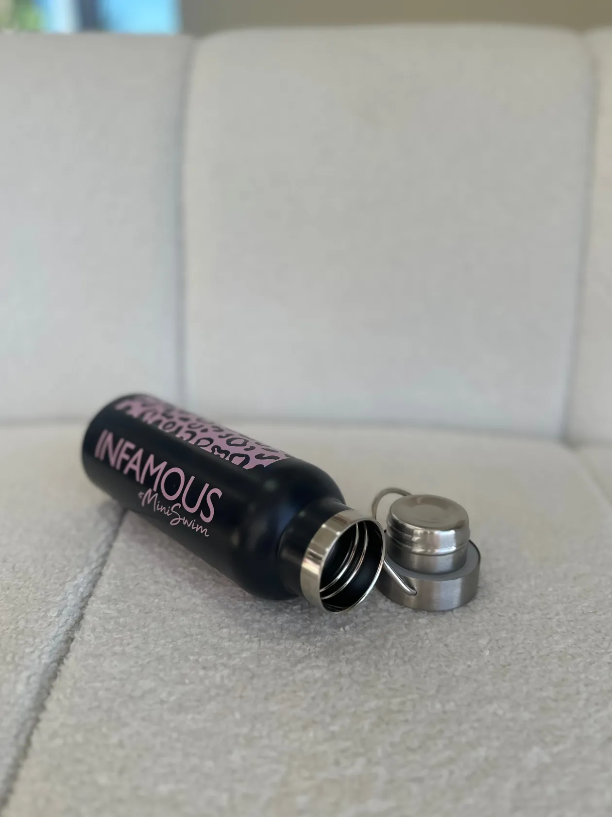 Bottle with Screw Top - Mellow Leopard