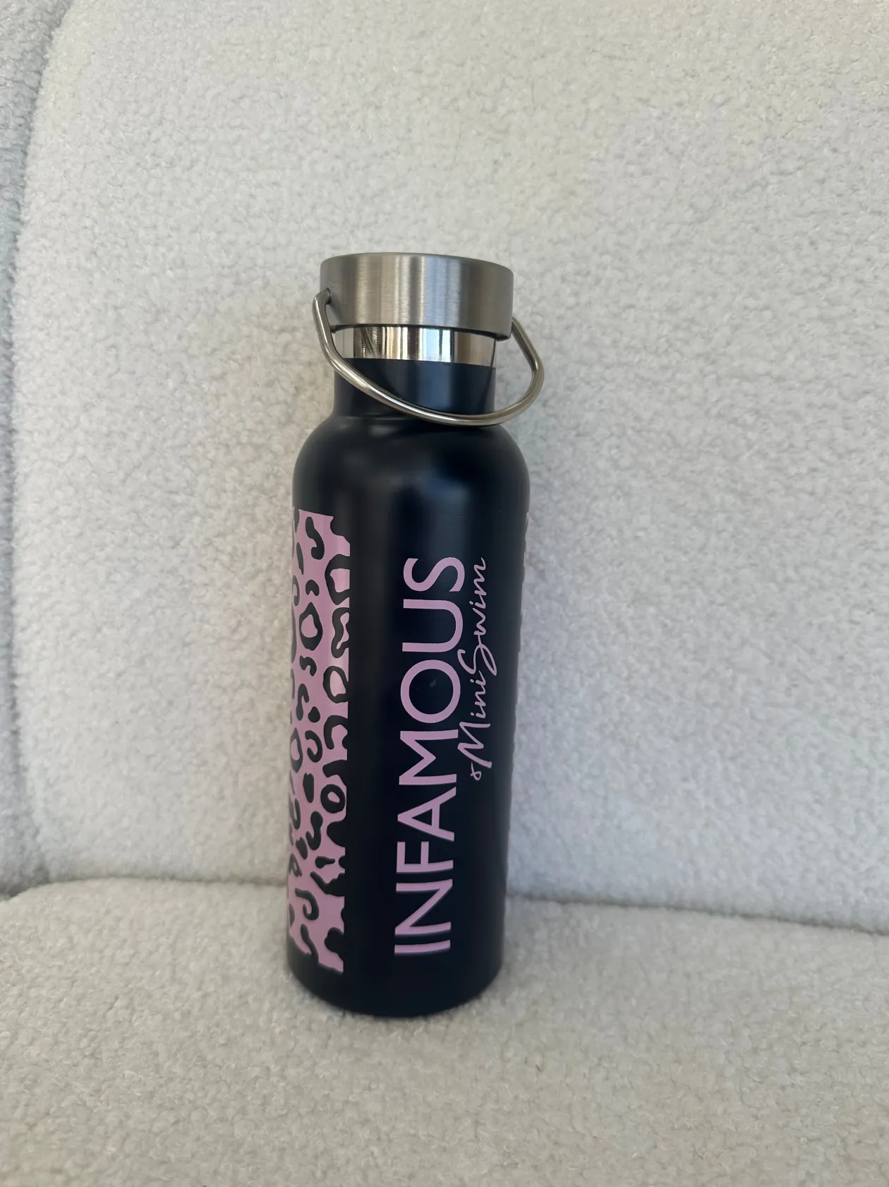 Bottle with Screw Top - Mellow Leopard