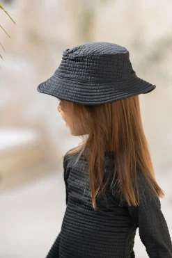 Daisy Swim Hat - Black Runch