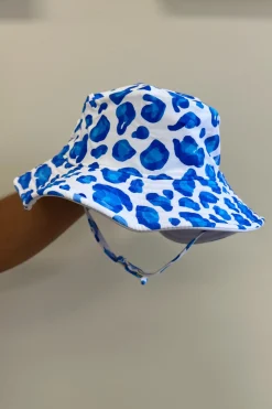 Daisy Swim Hat - Blue Jungle