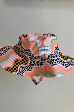 Daisy Swim Hat - Bubblegum Ripple