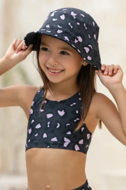 Daisy Swim Hat - Mellow Leopard