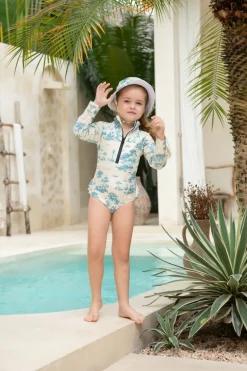 Daisy Swim Hat - Toile De Jouy