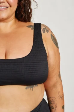 Gia Bikini Top Curve - Black Runch