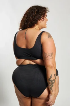 Gia Bikini Top Curve - Black Runch