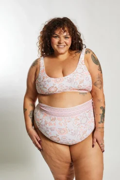 Gia Bikini Top Curve - Desert Bloom