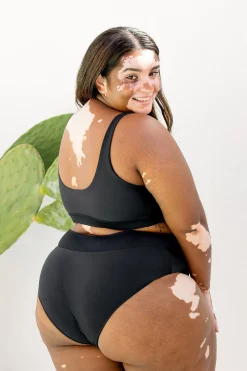 Ginger Bikini Bottom - Black on Black