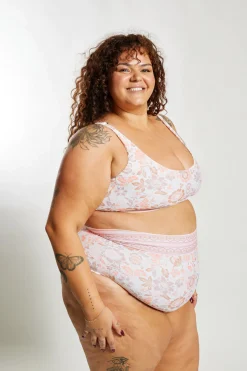 Ginger Bikini Bottom Curve - Desert Bloom
