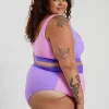 Ginger Bikini Bottom Curve - Lilac Crystal