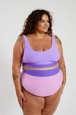 Ginger Bikini Bottom Curve - Lilac Crystal