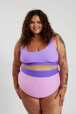 Ginger Bikini Bottom Curve - Lilac Crystal
