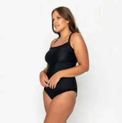 Giselle Tankini Top - Black on Black