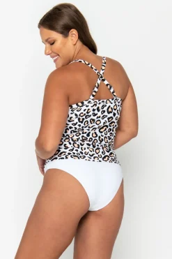Giselle Tankini Top - Safari Leopard