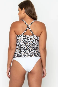 Giselle Tankini Top - Safari Leopard