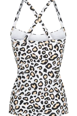 Giselle Tankini Top - Safari Leopard