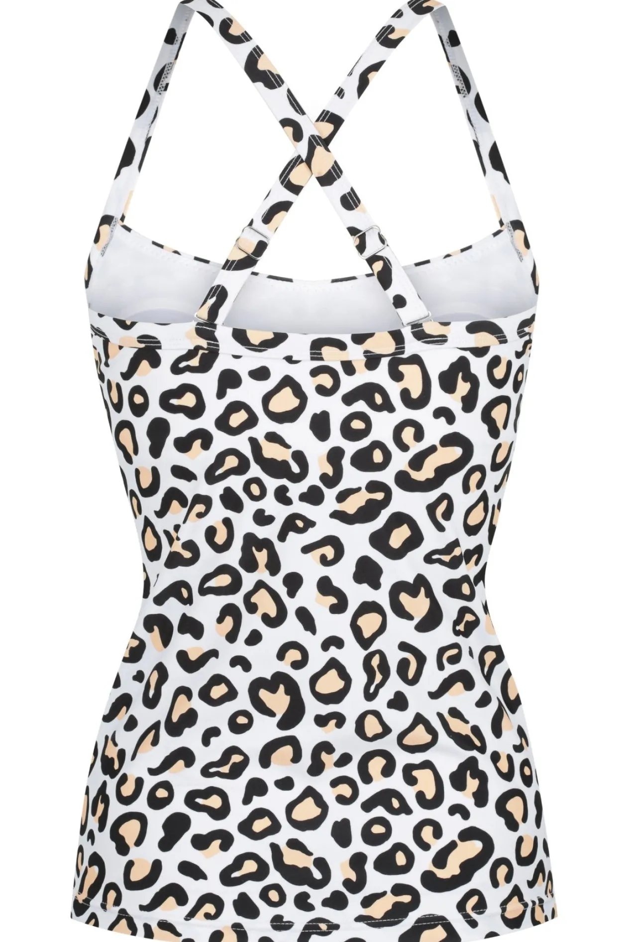 Giselle Tankini Top - Safari Leopard