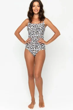 Giselle Tankini Top - Safari Leopard