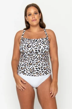 Giselle Tankini Top - Safari Leopard