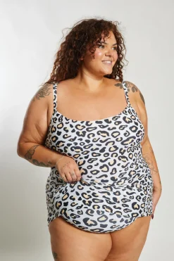 Giselle Tankini Top Curve - Safari Leopard