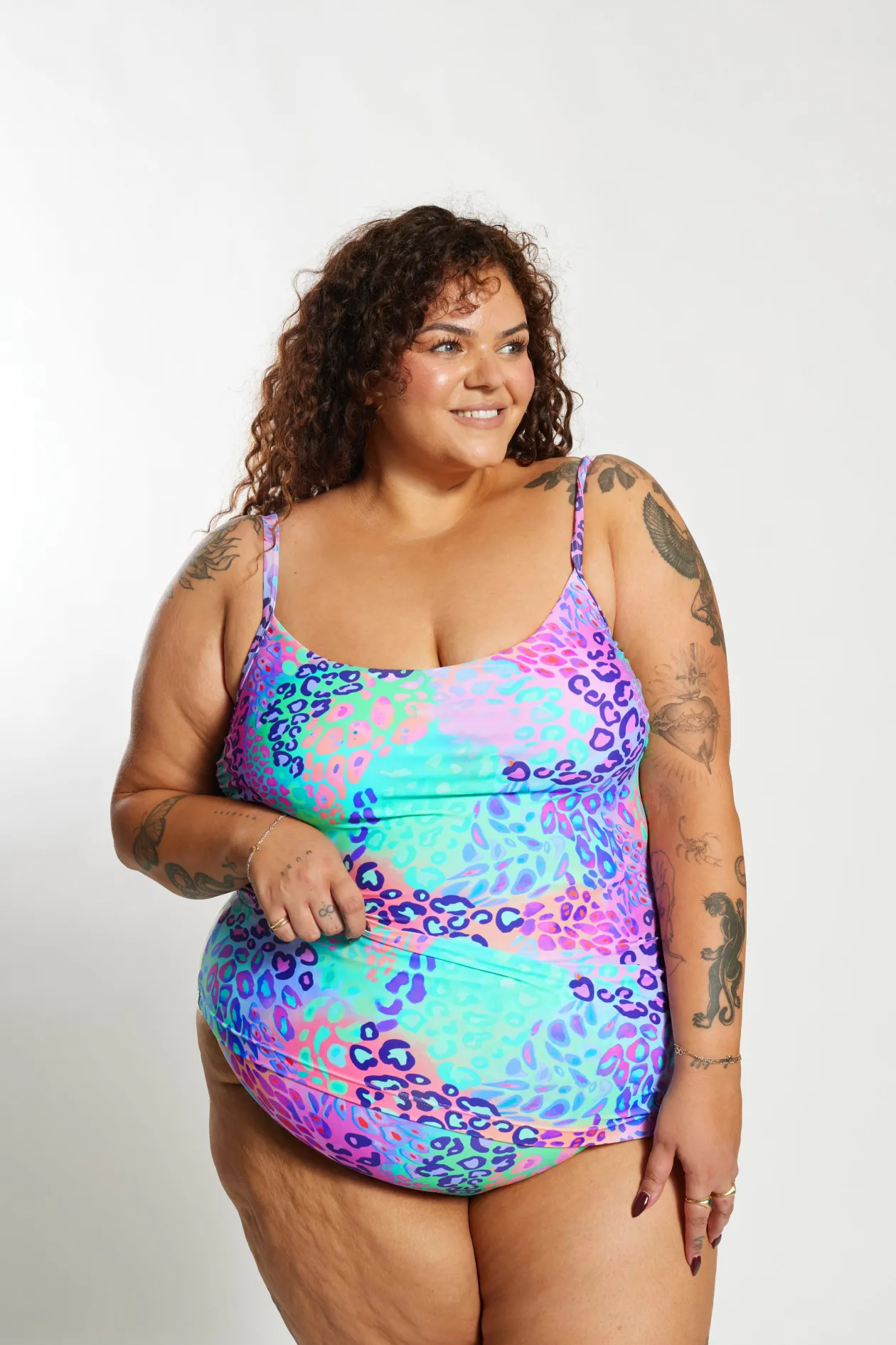 Giselle Tankini Top Curve - Shimmer