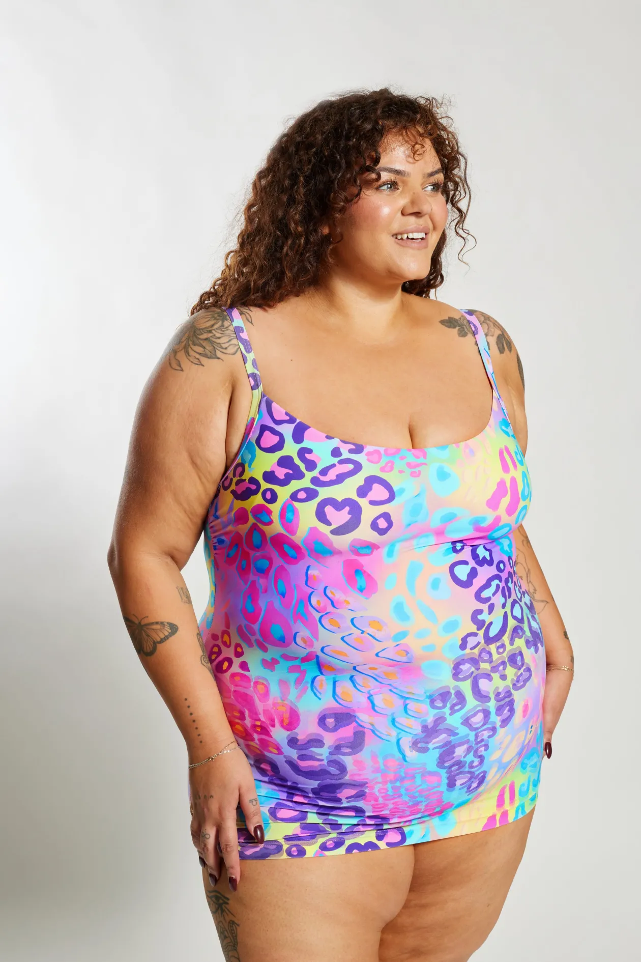 Giselle Tankini Top Curve - Kaleidoscope