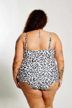 Giselle Tankini Top Curve - Safari Leopard