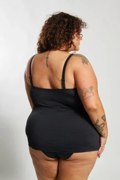 Giselle Tankini Top Curve - Black Runch