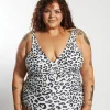 Gwen One Piece Curve - Safari Leopard