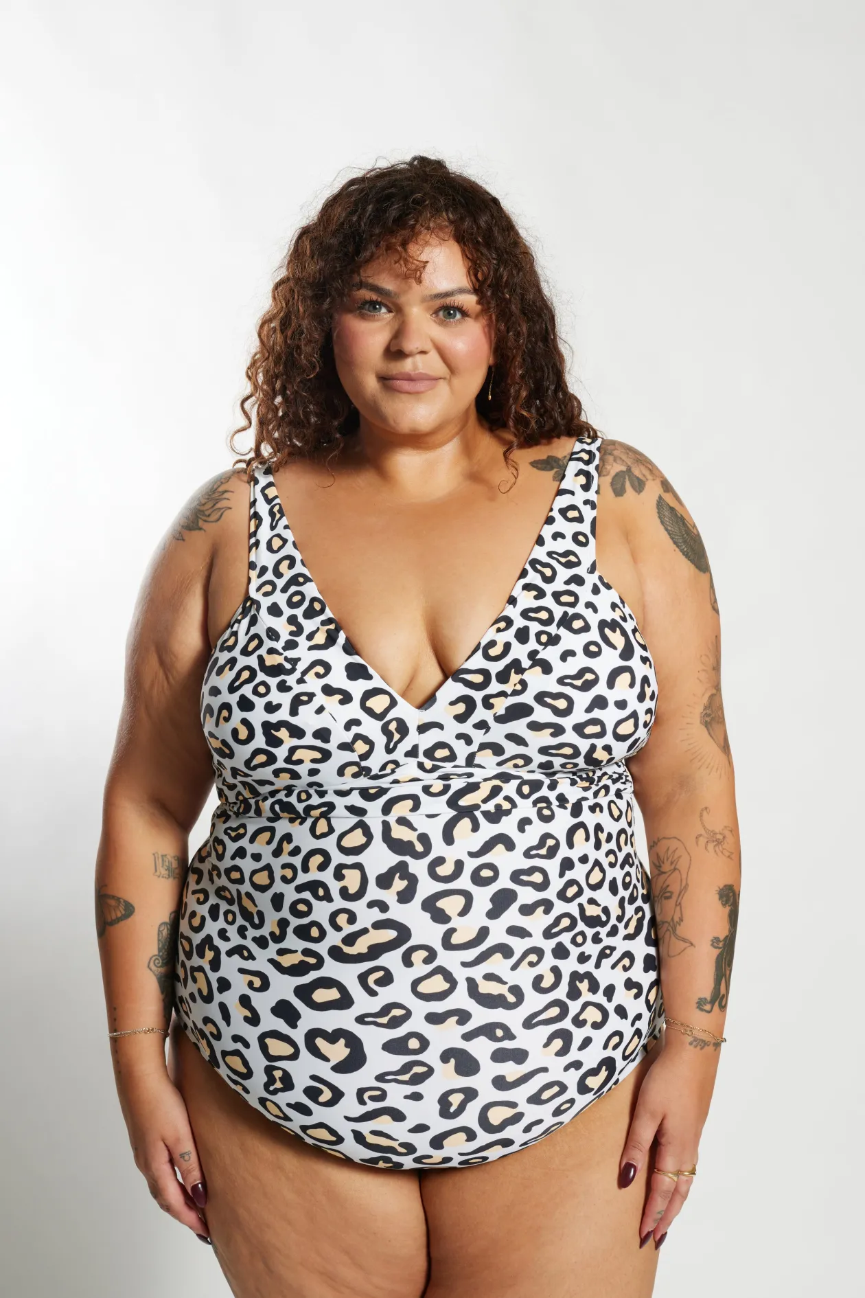 Gwen One Piece Curve - Safari Leopard