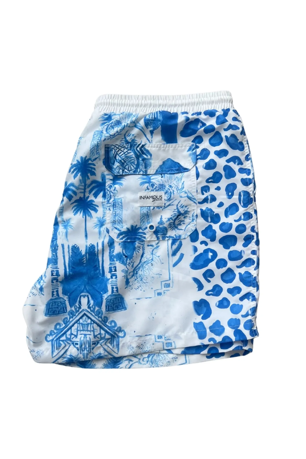 Hank Board Shorts 02 - Blue Jungle