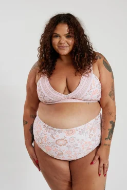 Lola Bikini Top Curve - Desert Bloom