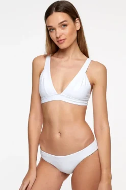 Lola Triangle Top - Fresh White