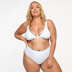 Lola Triangle Top - Fresh White