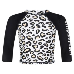 Mini Billy Rashie Top - Safari Leopard