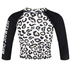 Mini Billy Rashie Top - Safari Leopard