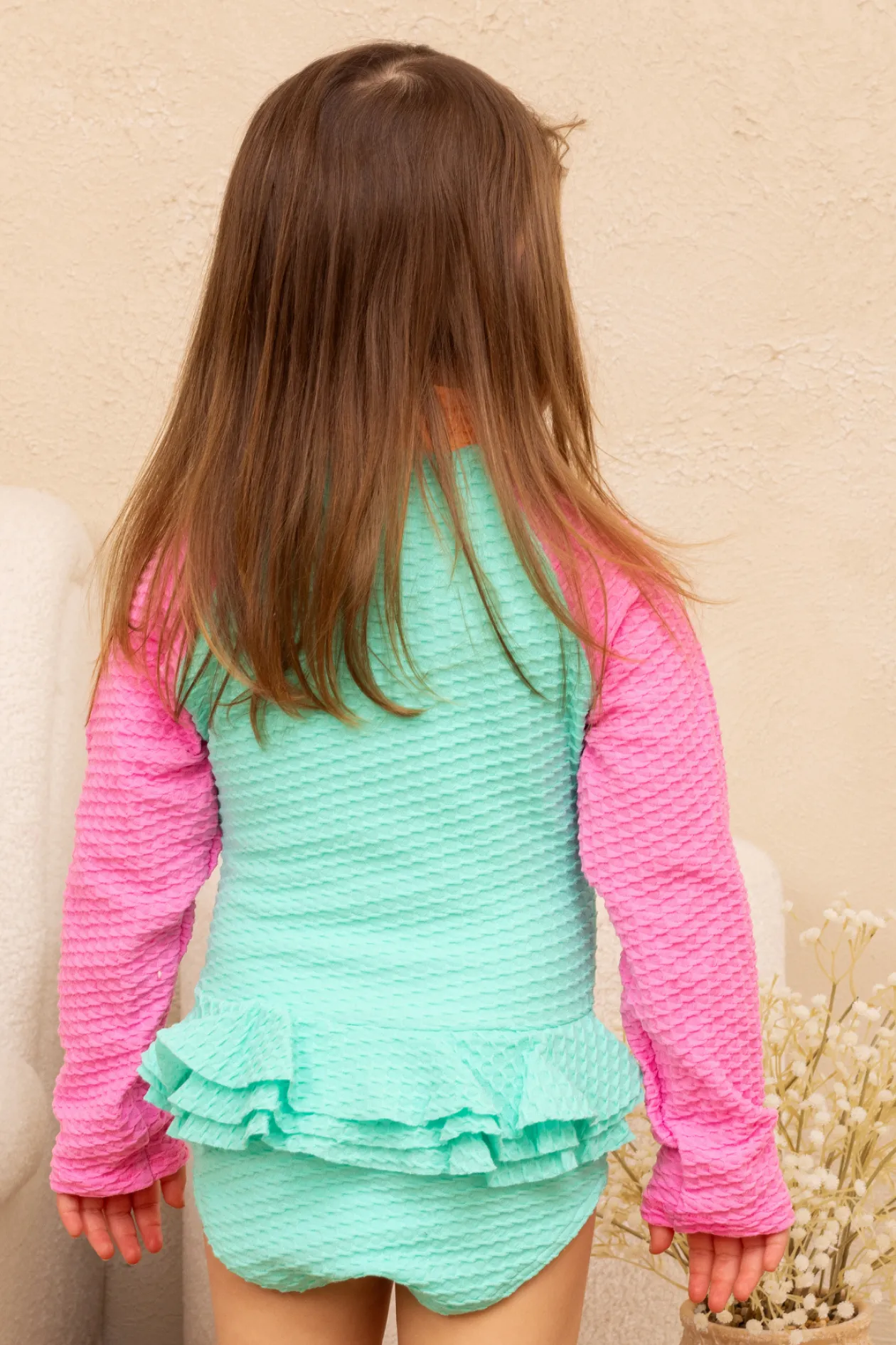 Mini Blake Surfsuit - Iced Aqua