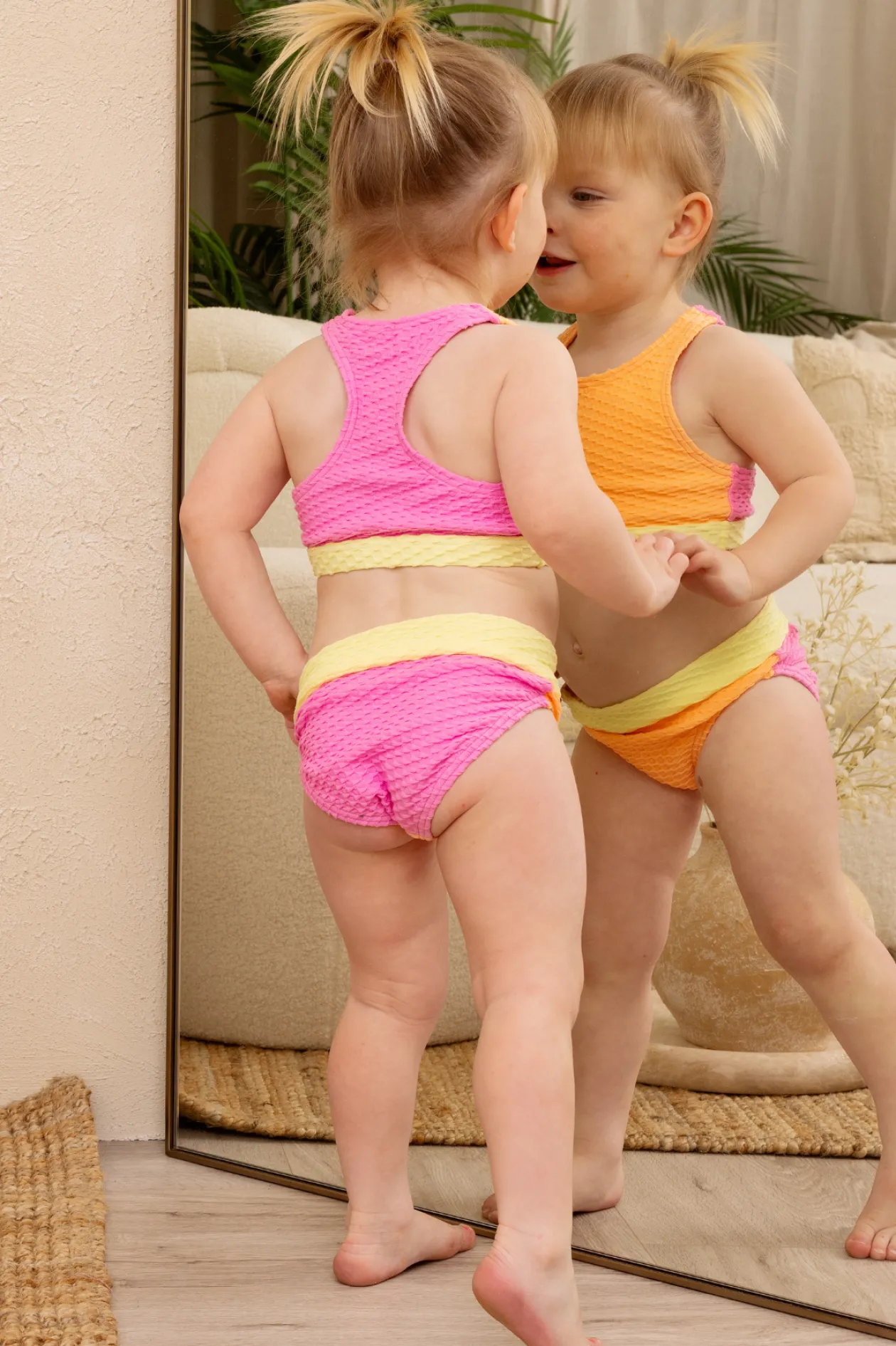 Mini Gia Bikini Set - Orange Sherbet