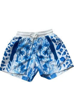 Mini Hank Board Shorts - Blue Jungle