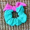 Mini Mimi Scrunchie - Iced Aqua