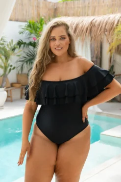 Miranda One Piece - Black on Black