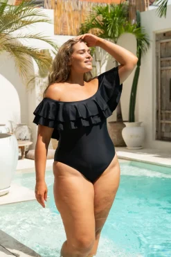 Miranda One Piece - Black on Black
