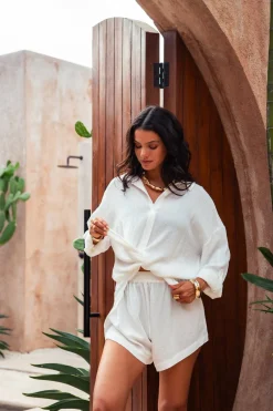 Nadia Shorts - Fresh White