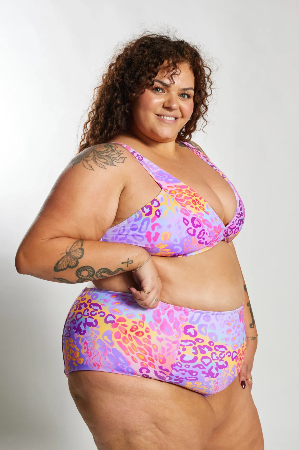 Penelope Bikini Bottom Curve - Tangerine