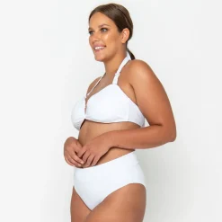 Scarlett Bandeau Top - Fresh White